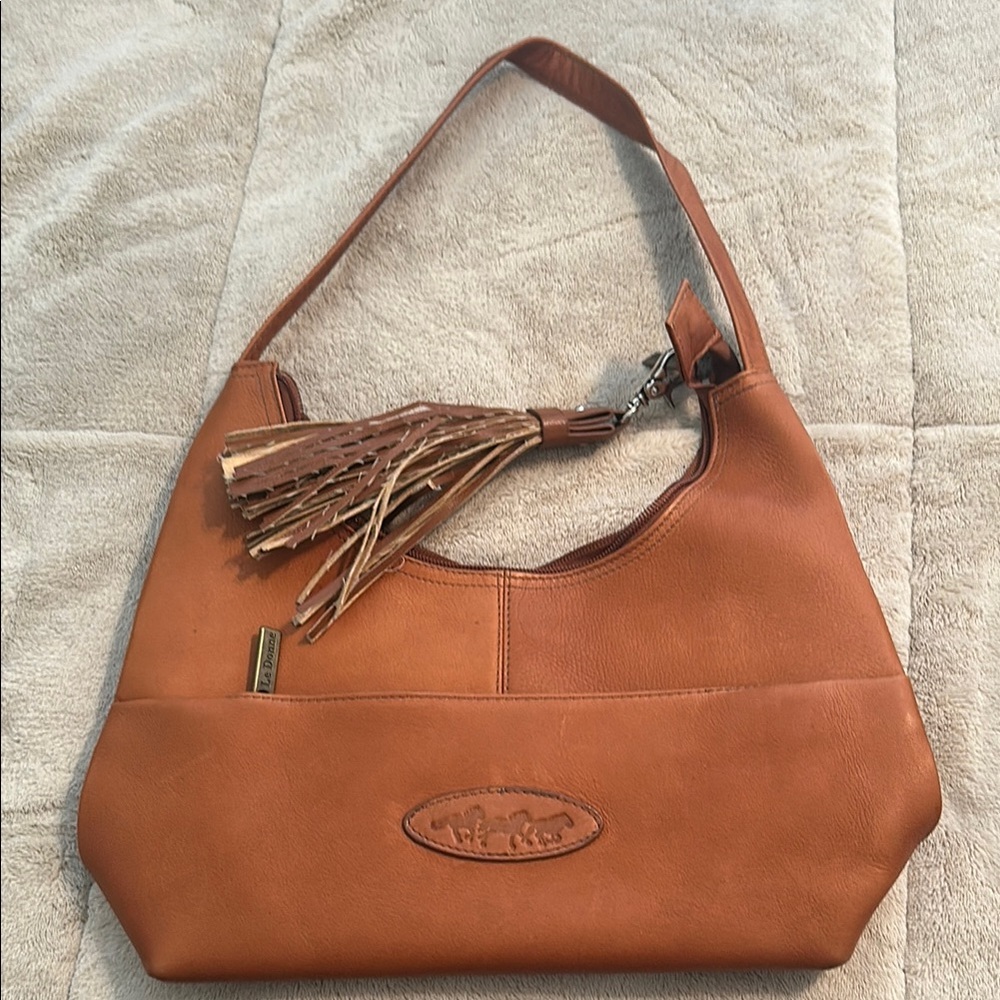 Brown Leather Shoulder Bag-Never Used